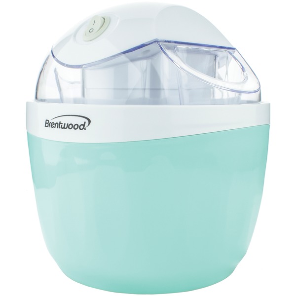 BRENTWOOD(R) JUST FOR FUN TS-1410BL 1L ICE CREAM MKR BLU